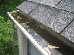 Blocked gutter